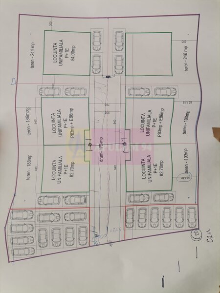 6 Case individuale la vanzare, 4 camere, in zona bd 1Decembrie 1918